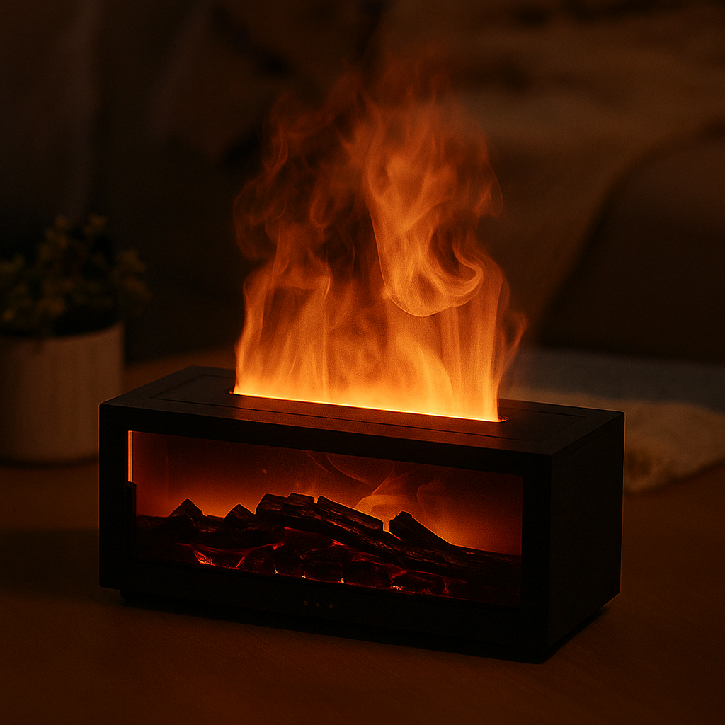 Cozy fireplace diffuser